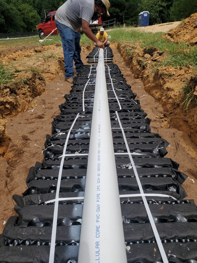 View of Drain Field Replacement - Anytime Septic Services, LLC