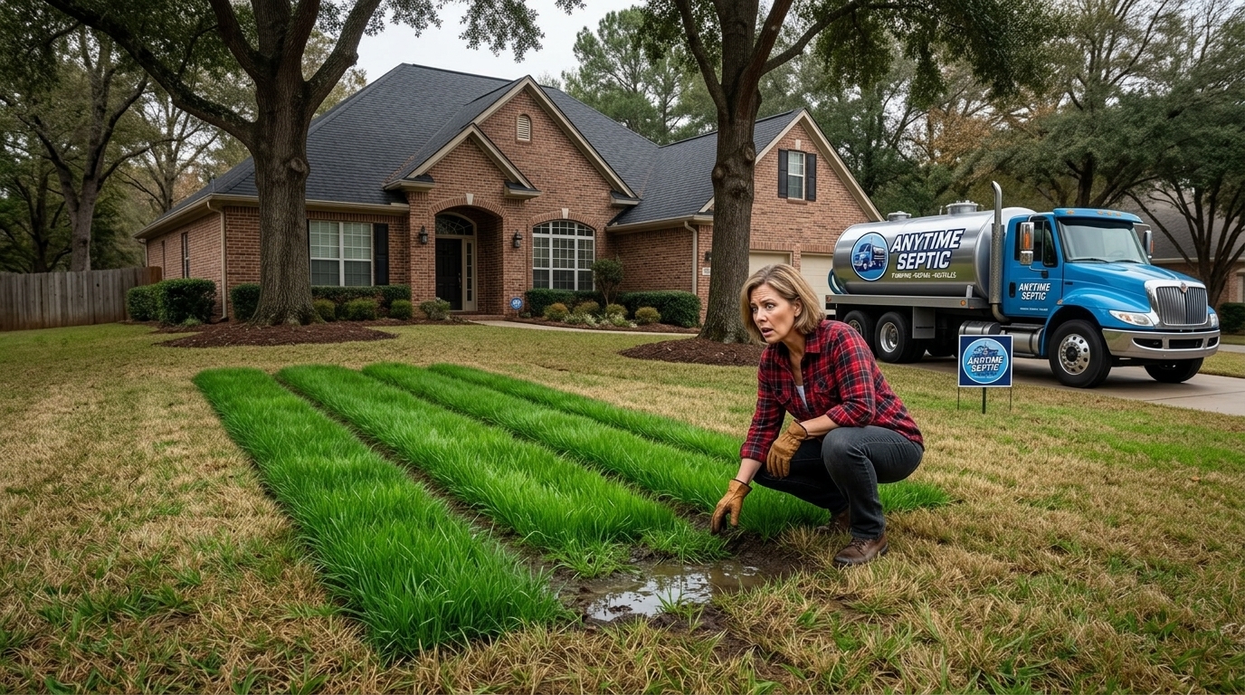 Homeowner_inspecting_soggy_grass