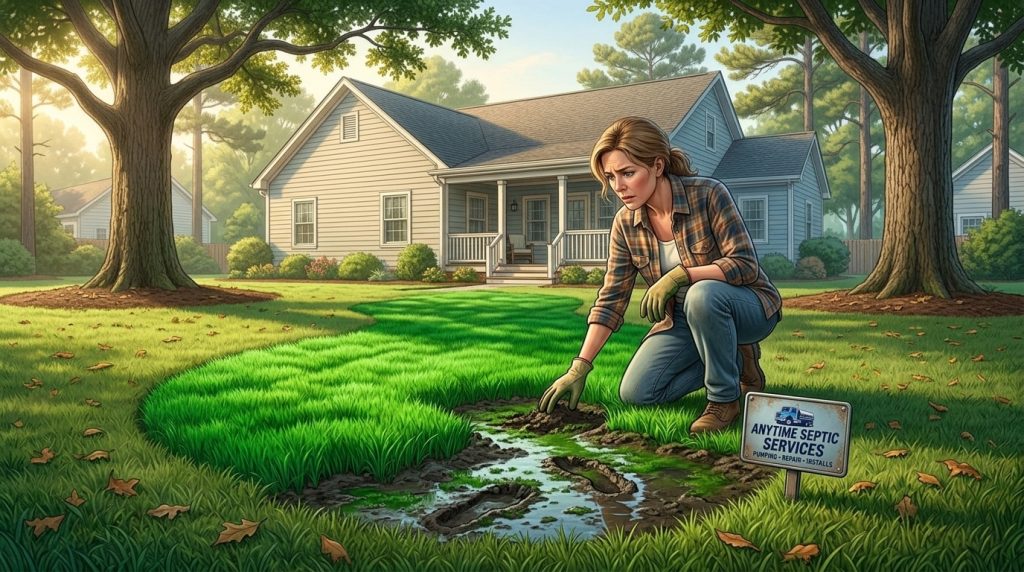Homeowner_observing_wet_septic