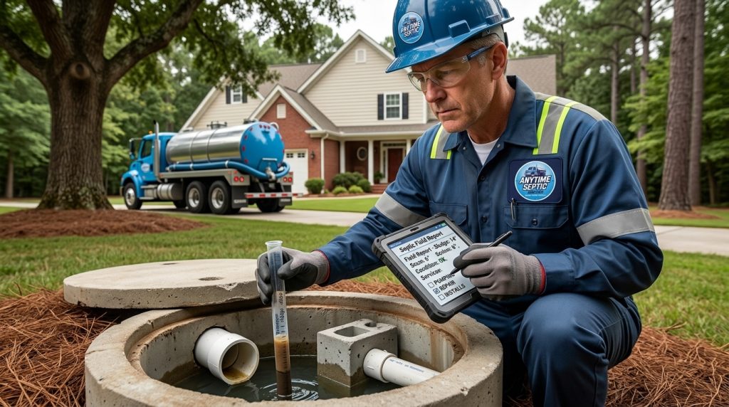 Technician_examining_septic_tank